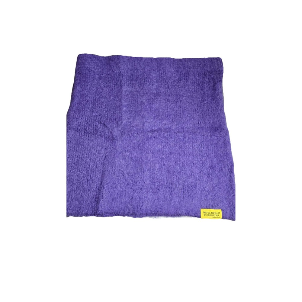 That's A Awful Lot Of Cough Syrup Mohair Skirt Desto Dubb Purple New